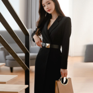 Suit waist dress