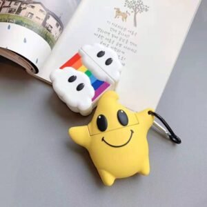 Compatible with Apple, Cartoon rainbow earphone shell