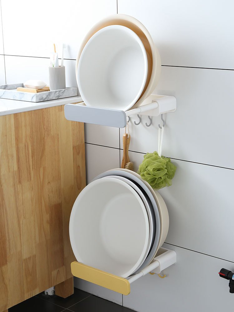 Punch-free washbasin rack storage rack - Image 2