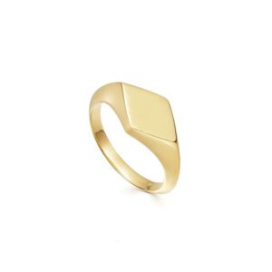 Simple diamond ring