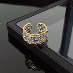 Italian Wide-brimmed Lace Vintage Open Ring