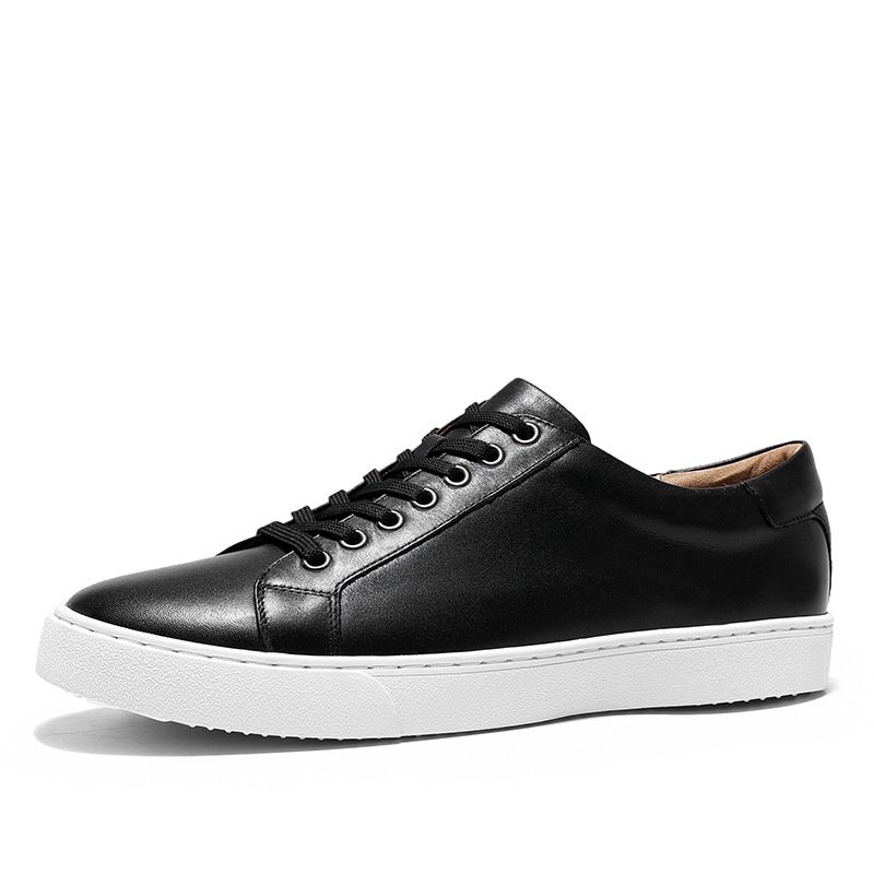 Men's Casual Leather Toe Top Layer Cowhide Soft Sole - Image 6