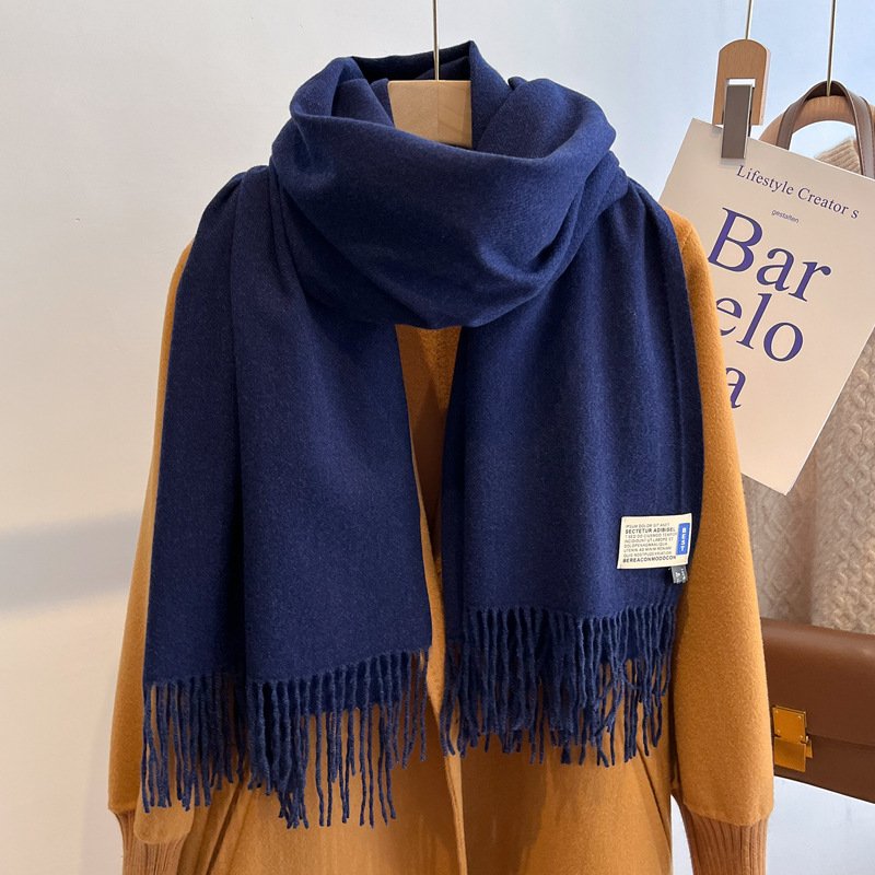 High-end Versatile Shawl Warm Thickened Scarf Dual-purpose - Image 21