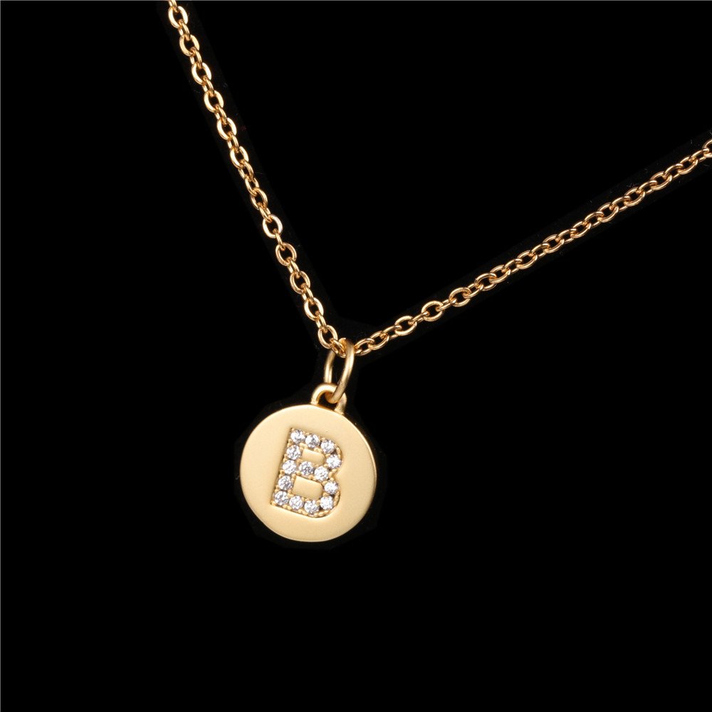 26 English Letter Pendant With Diamond Frosted Matte - Image 4