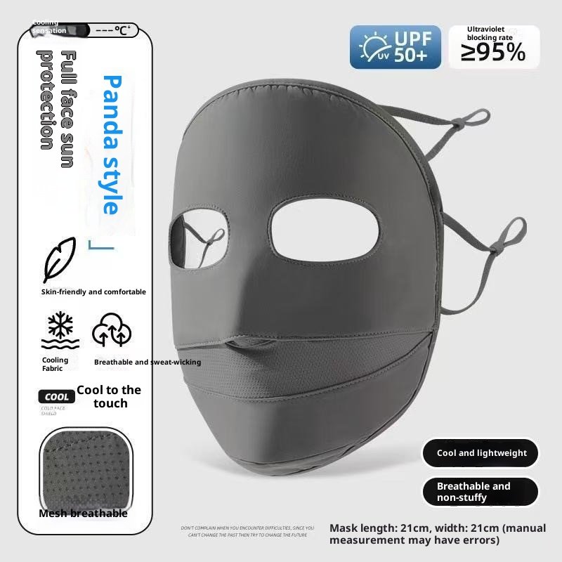 Sun-protective Mask For Women UV-blocking Ice-silk Face Mask - Image 7