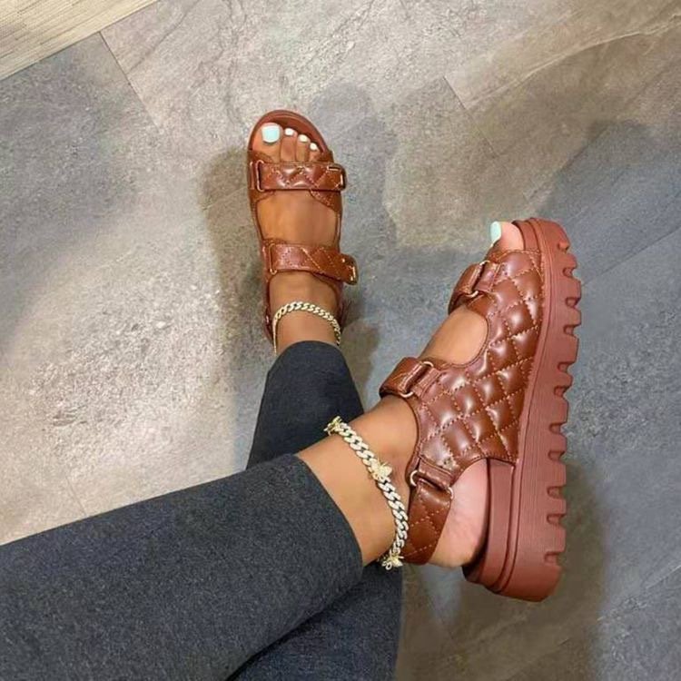 Velcro Platform Sandals - Image 3