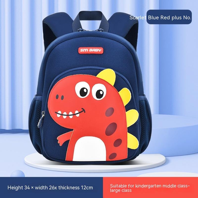 Men's And Women's Cute Fashion Dinosaur Neoprene Backpack - Image 15