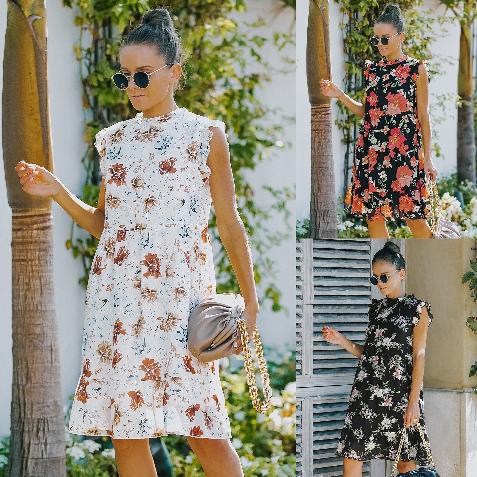 European And American Style Floral Skirt - Image 6
