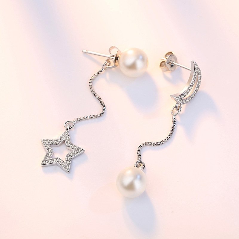 Tassel star earrings ear line female long paragraph simple - Image 2