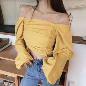 Lantern sleeve shirt