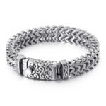 Skull punk men's retro pattern pattern bracelet