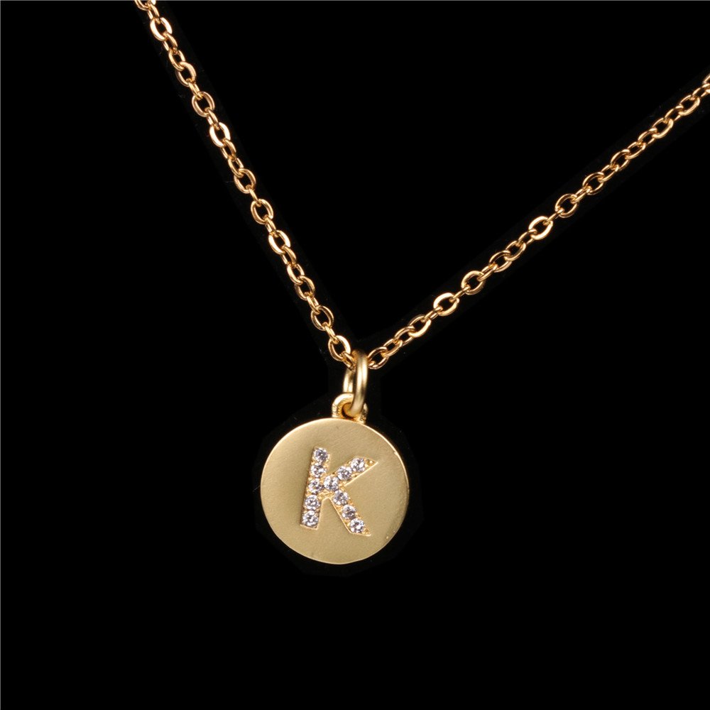 26 English Letter Pendant With Diamond Frosted Matte - Image 13