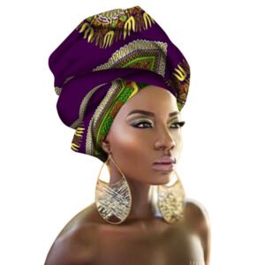 Batik Calico Wrapped Headband