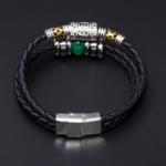 Fashion Pure Natural Turquoise Cowhide Bracelet