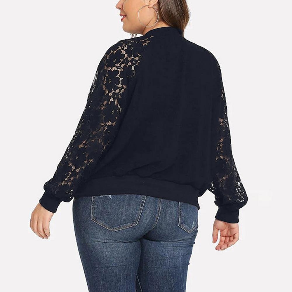 Lace gauze coat