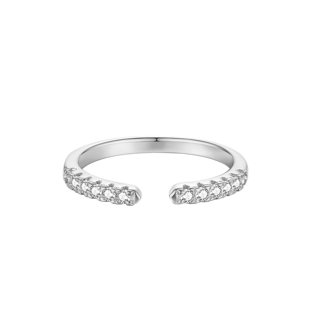 Commuting Twin Style Shining Gang Drill Index Finger Ring - Image 3