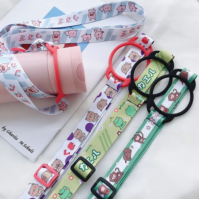 Fashion Personality Student Drink Bottle Lanyard