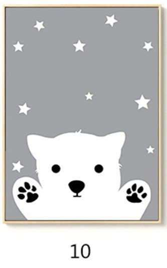 Dot letters children's room home decoration painting core - Image 2