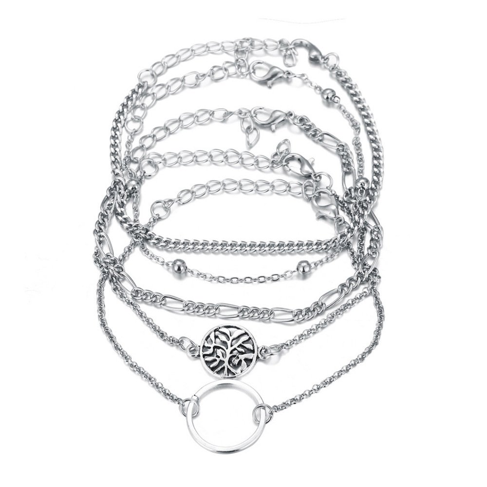 Handmade Creative Classic Simple Bracelet Five-piece Set - Image 4