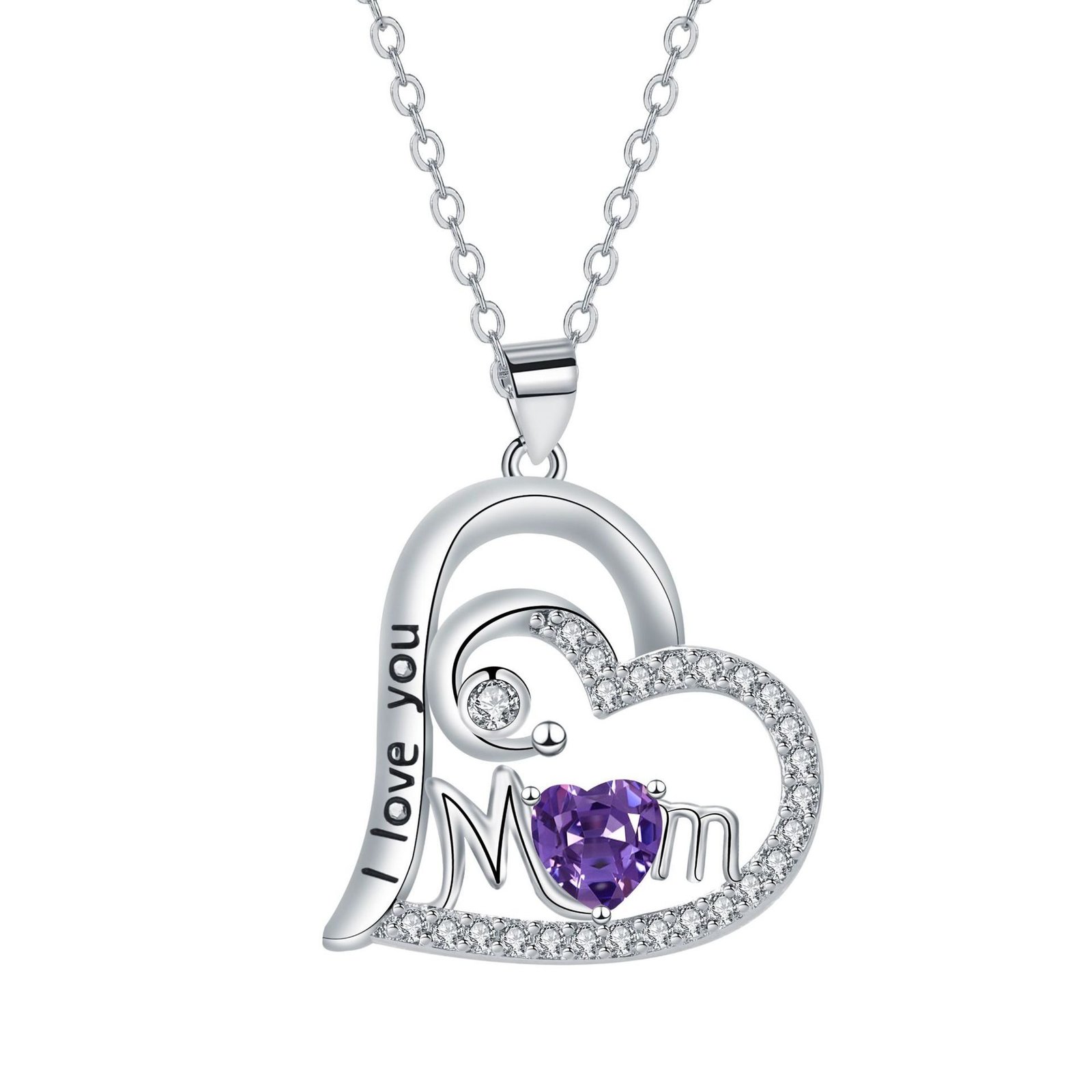 Mother's Day Necklace Mom Pendant Necklace Gift - Image 3