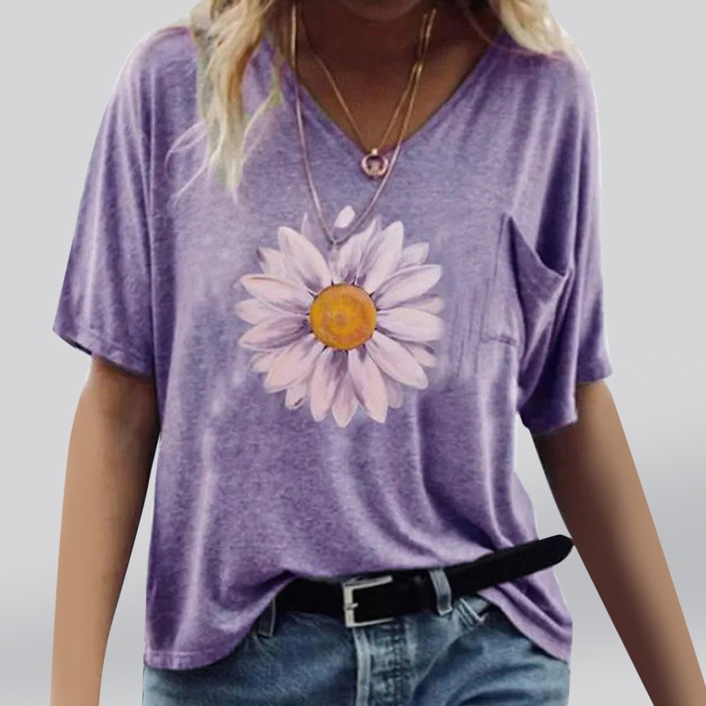 Women's sunflower short sleeve - Image 2
