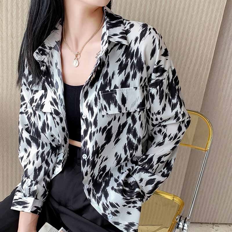 Casual retro Hong Kong style loose shirt - Image 5