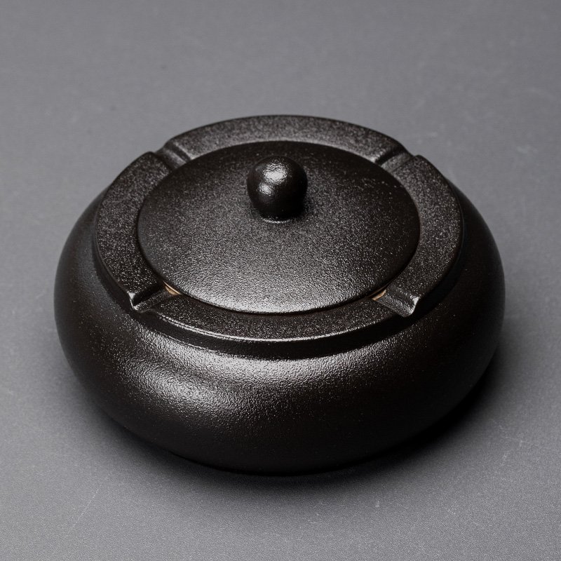 Chinese Style Retro Household Ashtray With Lid Windproof - Image 7