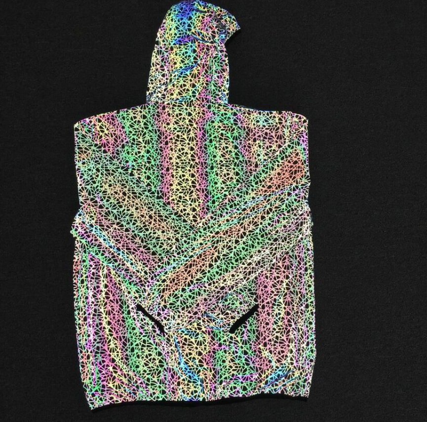 Super colorful chaotic reflective jacket - Image 3