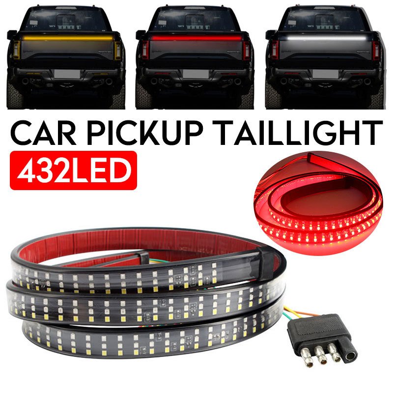Three-row pickup truck taillight belt - Image 2
