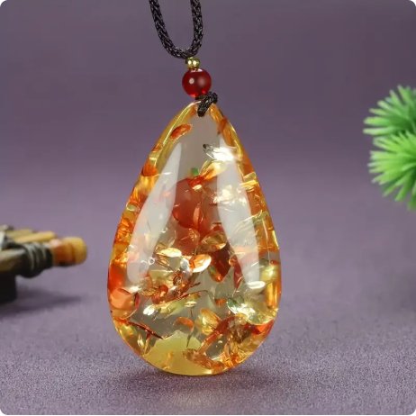 Immortal Flower Time Gemstone Necklace - Image 10