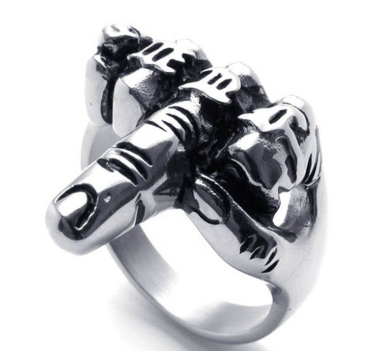 Alloy Finger Shape Creative Ring - Image 5