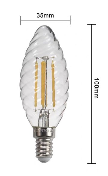 Threaded Ice Cream Bulb Jewelry Decoration - Image 4
