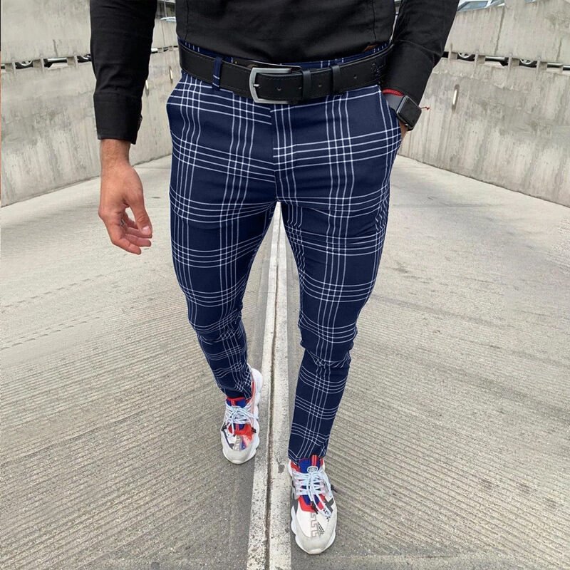 Plaid striped slacks - Image 5