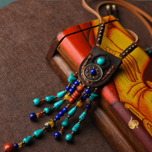 Pendentif Cascade de Perles Naturelles