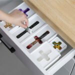 Multi functional drawer classification cross visual storage box