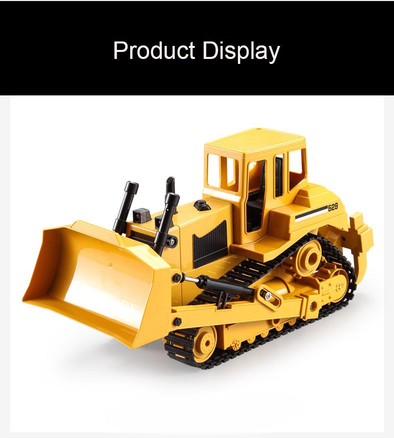Remote controlled bulldozer electric crawler forklift - Image 3