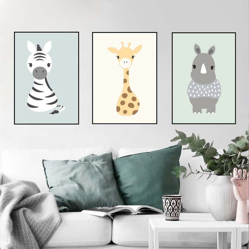 Cartoon animal painting frameless core - Image 3