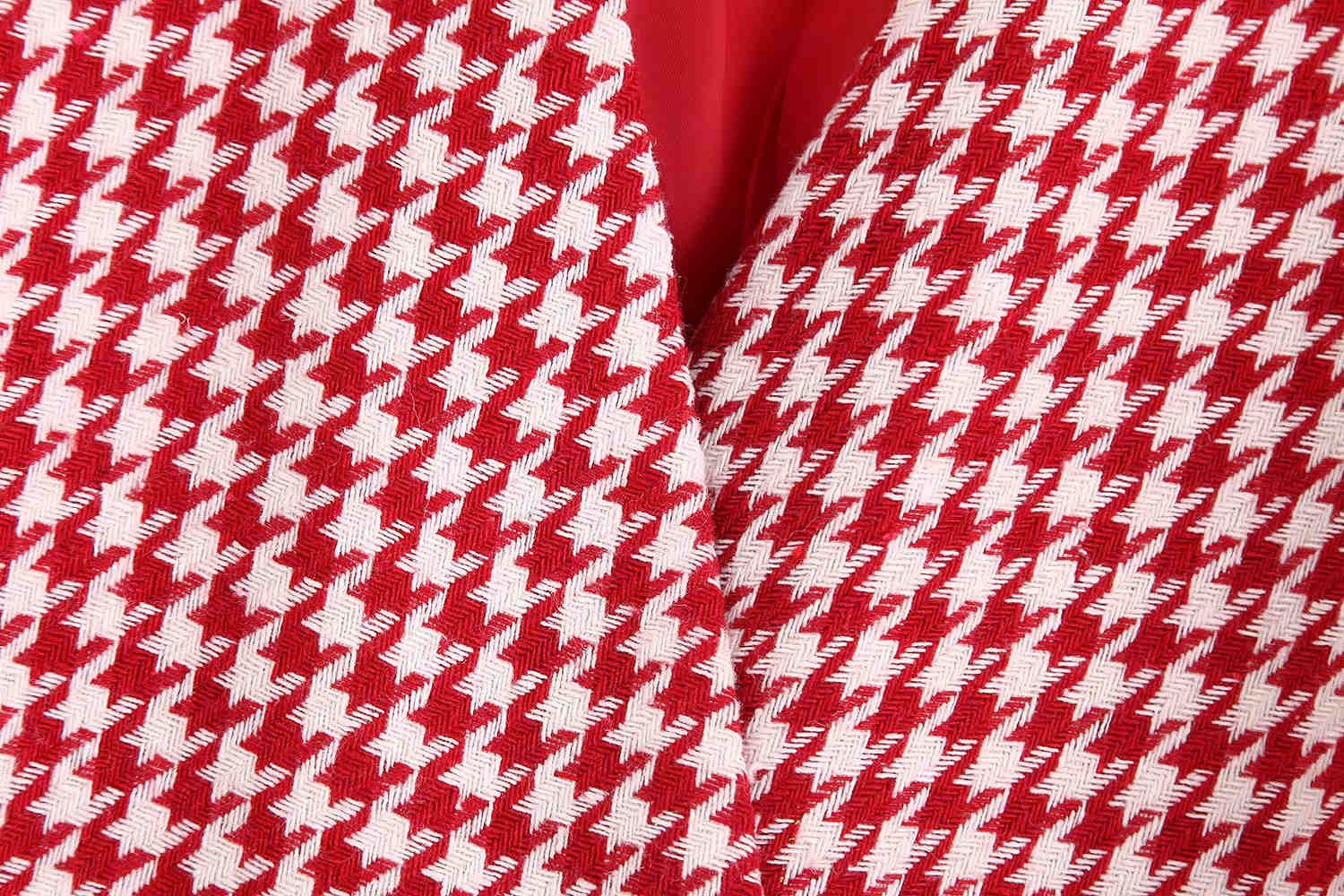 French houndstooth coat - Image 3