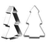 Cartoon cute christmas tree cookie mold
