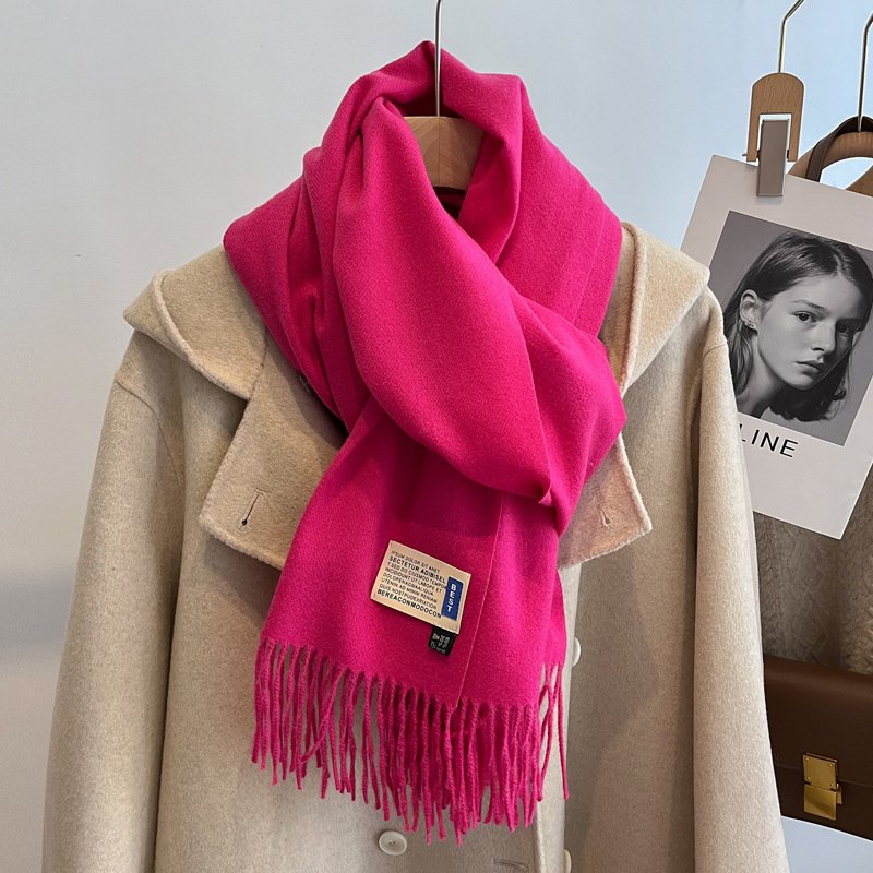 High-end Versatile Shawl Warm Thickened Scarf Dual-purpose - Image 31