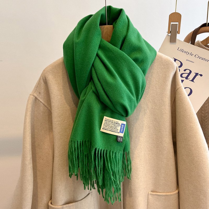 High-end Versatile Shawl Warm Thickened Scarf Dual-purpose - Image 11