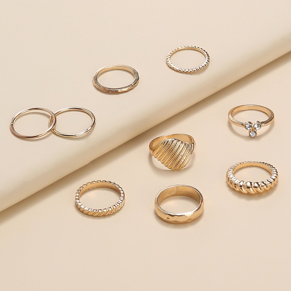 Fashion Temperament Personality Scallops Gold-plated Micro Diamonds - Image 3