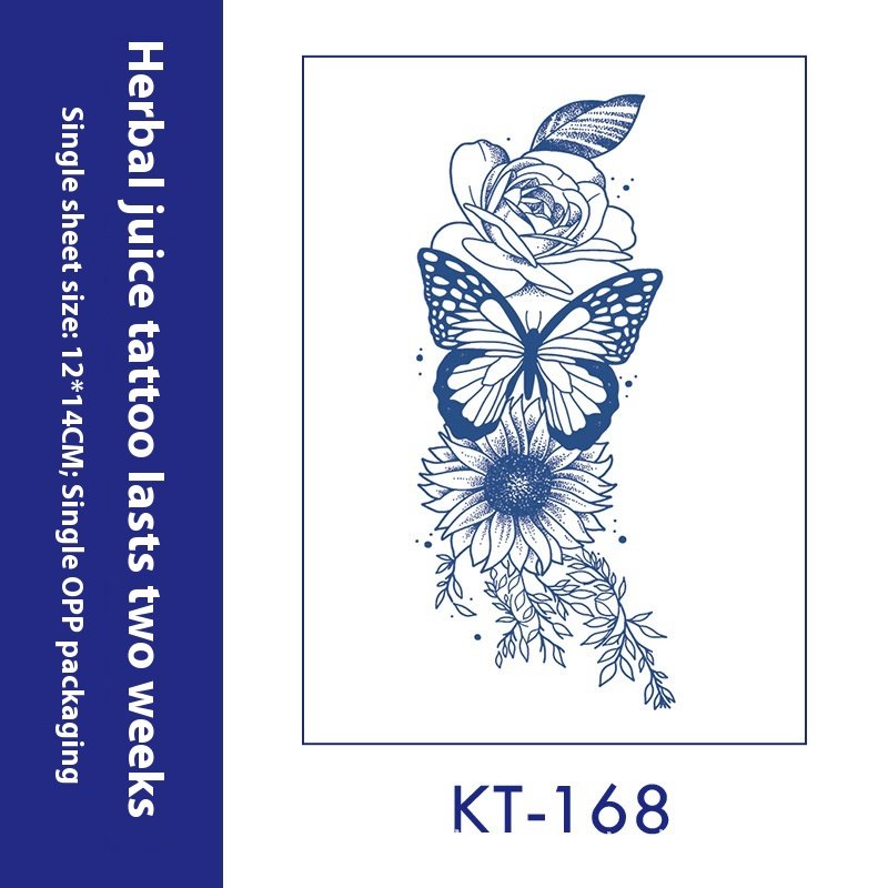 Tattoo Sticker English Letters Ins Style Men's Dark Women's Waterproof - Image 31