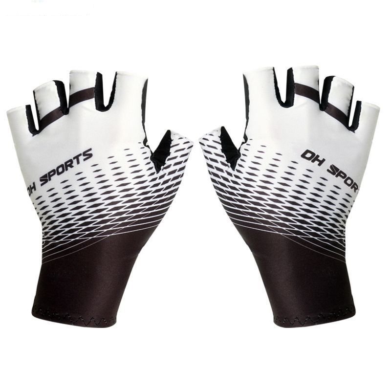 Bicycle riding half-finger gloves
