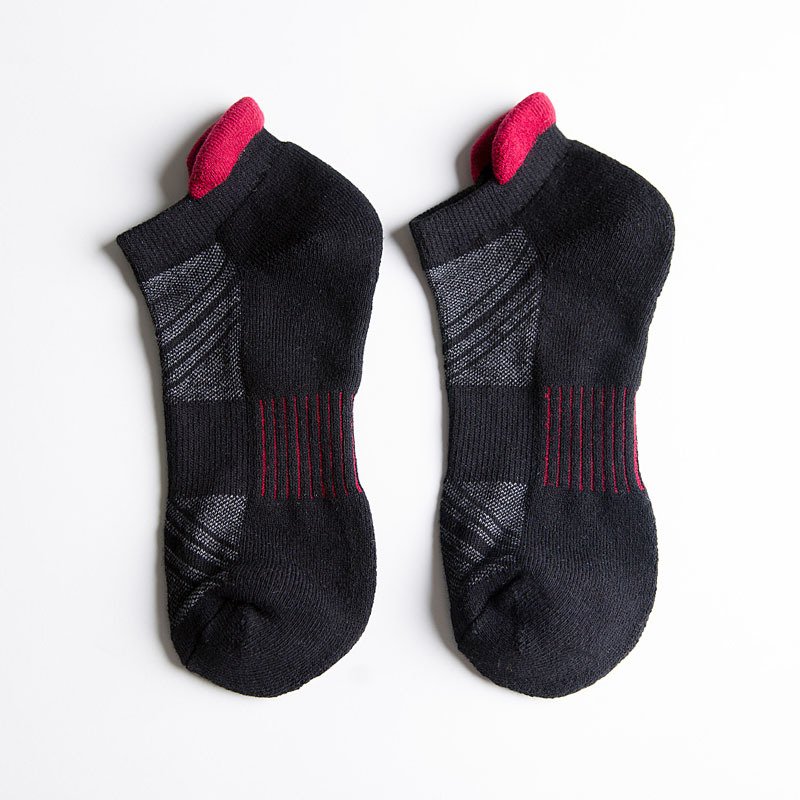 Towel bottom flower sports boat socks - Image 20