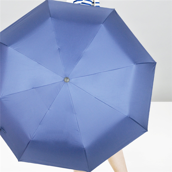 Fully Automatic Sunshade Vinyl Umbrella, Three-Fold Umbrella, Rain And Sun Dual-Purpose Umbrella - Image 3