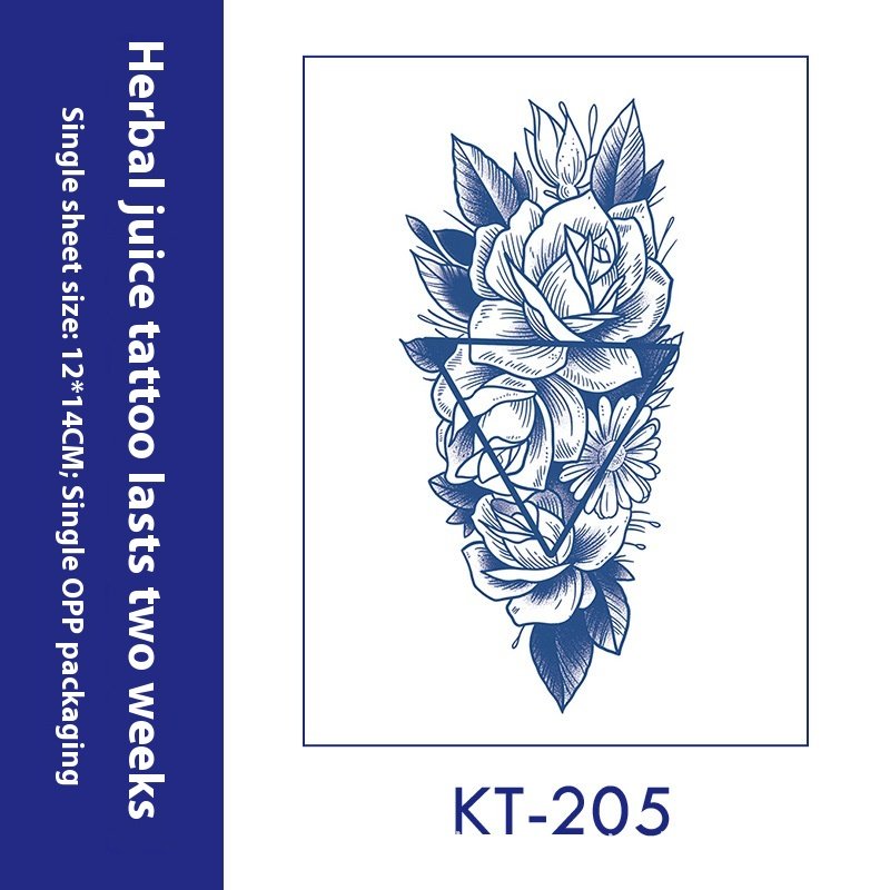 Tattoo Sticker English Letters Ins Style Men's Dark Women's Waterproof - Image 45