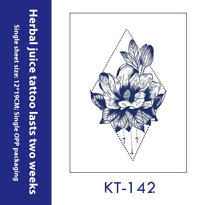 Tattoo Sticker English Letters Ins Style Men's Dark Women's Waterproof - Image 13
