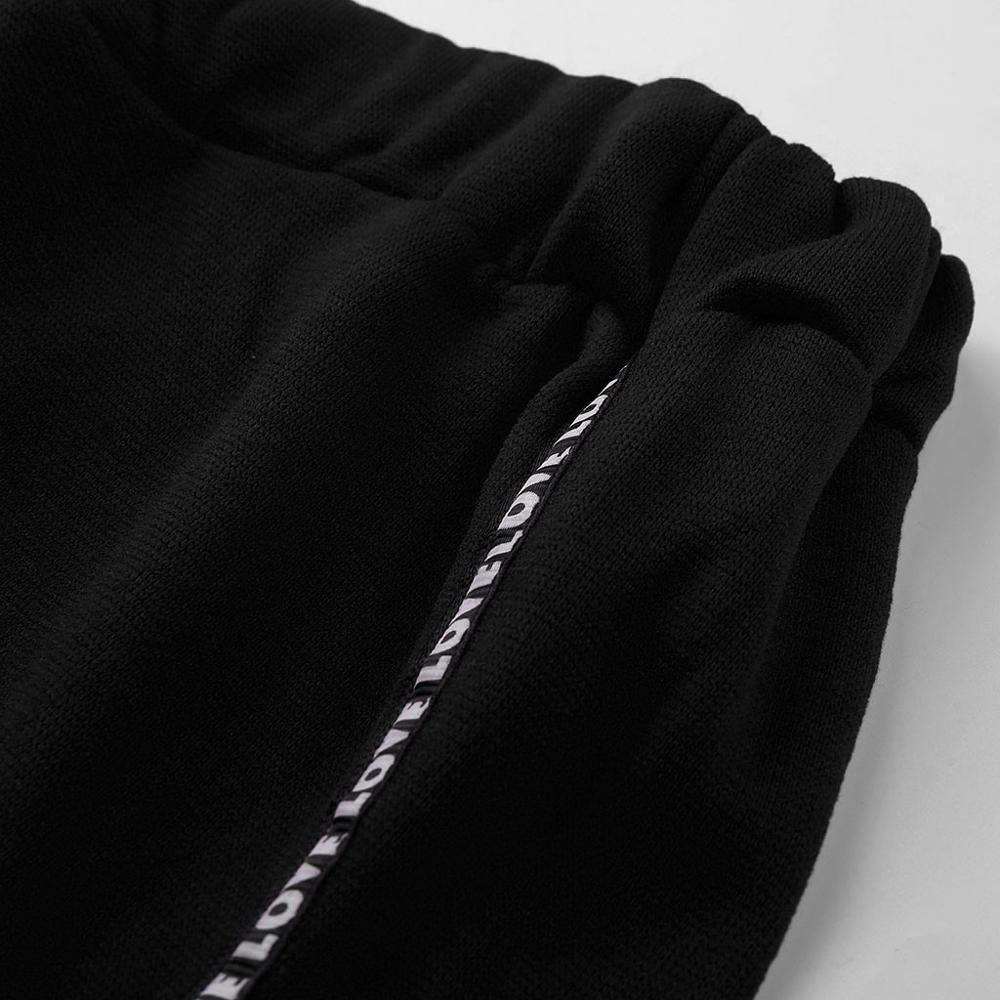 Letter ribbon long sleeve leisure sports suit - Image 3