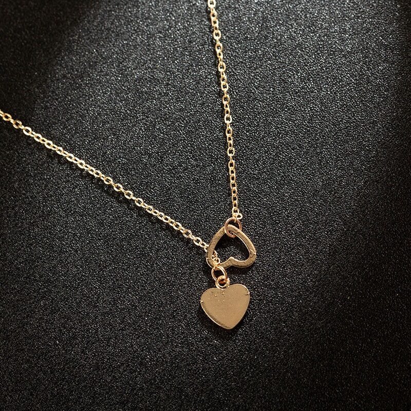 Peach Heart Love Pendant Necklace - Image 6